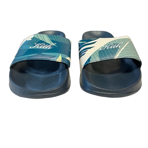 NEW Kith Men’s Palm Tree Slides size 41 Green - Picture 6 of 10